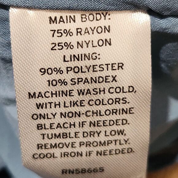 Melrose and Market top Size XXL Smoke Blue Color Open Back Lightweight - Picture 10 of 11